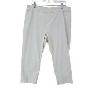 Soft Surroundings PXL Stretch Crop Pants Cream